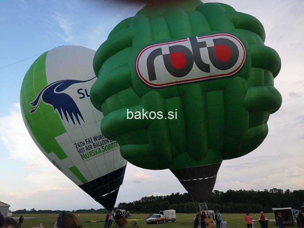 Na rakičanskem letališču krstili nov balon podjetja Roto vreden 100 ...