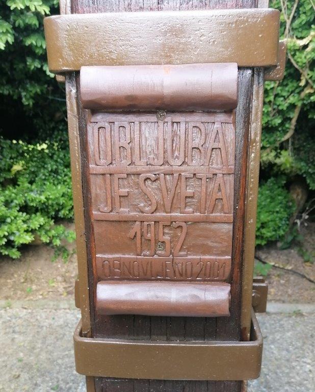 Župnik Franc Hozjan blagoslovil prenovljeni „Križ zaobljube“ - Bakos